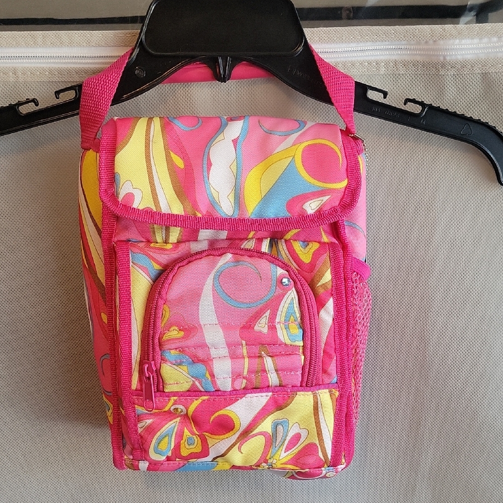 Vibrant Pink and Yellow Women's Backpack